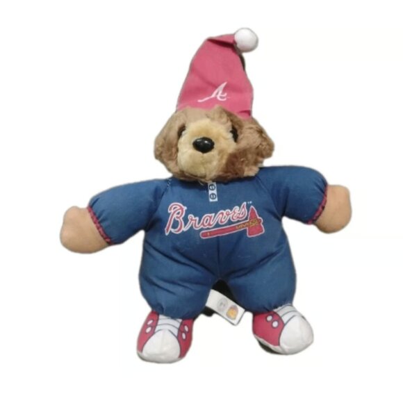 Atlanta Braves Baseball Bear Plush Stuffed Animal - Picture 1 of 12